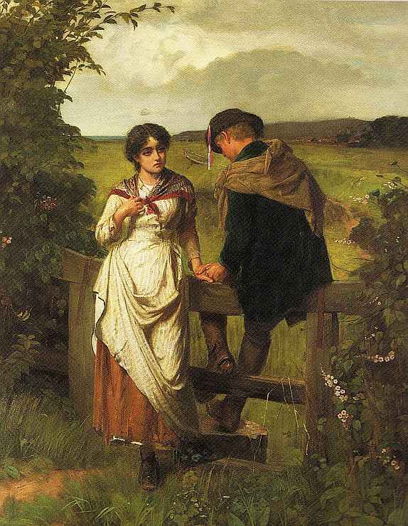 The Girl I Left Benind Me by William Holyoake c.1880